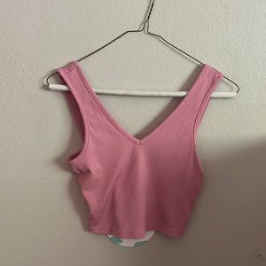pink shein tank top